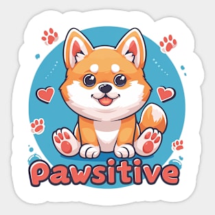 pawsitive Sticker